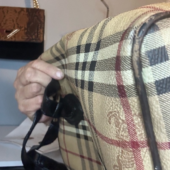 Burberry EUC Coated Nova Check Medium Tote w/COA - Picture 8 of 15